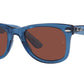 Wayfarer RB2140 6587C5 transparent blue