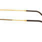 Round Metal RB3447 gold bronze gradient