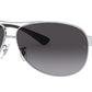 RB3386 silver metal grey