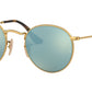 Round Flat Lenses RB3447N gold