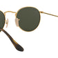 Round Flat Lenses RB3447N gold