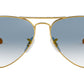 Aviator Gradient RB3025 001/3F Gold Blue