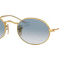 Oval Flat Lenses RB3547N 001/3F Gold