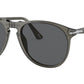 PO9649S taupe grey trasparent grey