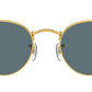 Round Metal RB3447 Legend gold blue