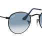 Round Metal RB3447 black blue gradient