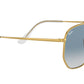 The Marshal RB3648 gold clear gradient blue