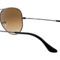 Aviator Gradient RB3025 004/51 Gunmetal Brown