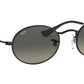 Oval Flat Lenses RB3547N 002/71 Black