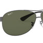 RB3386 gunmetal metal green