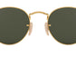 Round Flat Lenses RB3447N gold