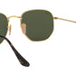 Hexagonal Flat Lenses RB3548N polished gold