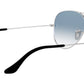Aviator Gradient RB3025 003/3F Silver Blue