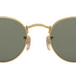 Round Metal RB3447 gold green classic