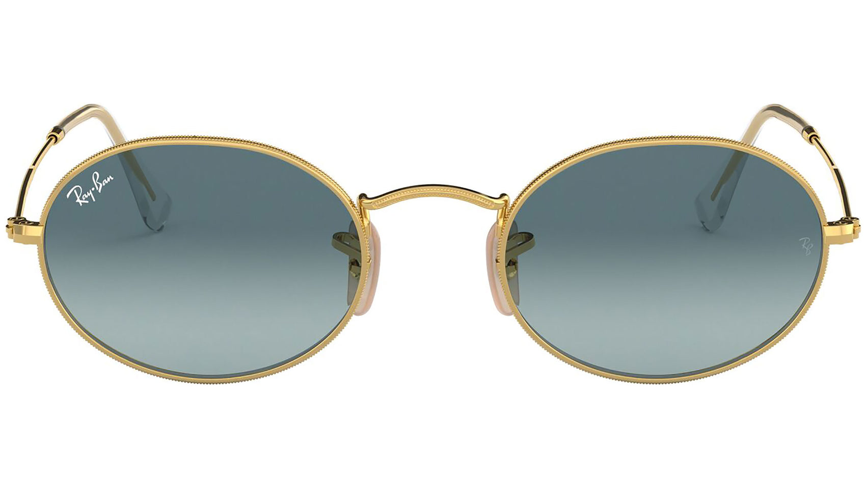 Oval Metal RB3547 001/3M Gold Blue