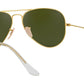 Aviator Flash Lenses RB3025 112/4T Gold Cyclamen Flash
