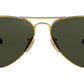 Aviator Havana Collection RB3025 181 Gold Green