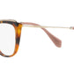 MU 02QV VX81O1 havana / top transparent brown