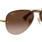 Aviator RB3449 001/13 Gold Brown