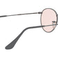 Round Solid Evolve RB3447 gunmetal pink