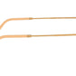 Round Metal RB3447 gold brown gradient