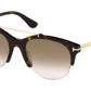 Adrenne FT0517 52G Dark Havana Brown