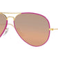 Aviator Full Color Legend RB3025JM 91963E Violet Silver Pink
