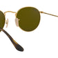 Round Flat Lenses RB3447N gold blue