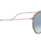 Round Double Bridge RB3647N transparent bronze copper