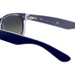 New Wayfarer Color Mix RB2132 matte blue on transparent