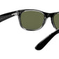New Wayfarer Color Mix RB2132 black on transparent