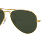 Aviator Classic RB3025 W3234 Gold Green
