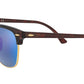 Clubmaster Flash Lenses RB3016 sand havana and gold