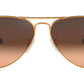 Aviator Gradient RB3025 9001A5 Light Brown