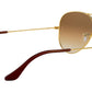 Aviator Gradient RB3025 001/51 Gold Brown