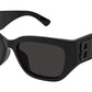 BB0361SK 001 Solid Black Grey