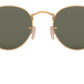 Round Metal RB3447 matte gold classic