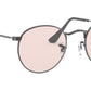 Round Solid Evolve RB3447 gunmetal pink