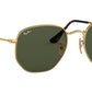 Hexagonal Flat Lenses RB3548N polished gold