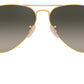 Aviator Havana Collection RB3025 181/71 Gold Grey