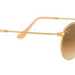 Round Metal RB3447 gold brown gradient