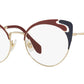MU 50RV HB51O1 pale gold / garnet / blue
