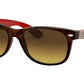 New Wayfarer Bicolor RB2132 tortoise gradient