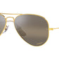 Aviator Chromance RB3025 9196G5 Gold Brown