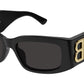 BB0360S 005 Solid Black Grey