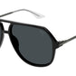 PU0460S 001 Shiny Black Grey