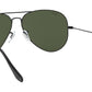 Aviator Large Metal II RB3026 L2821 Black Green