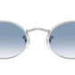 Oval RB3547 003/3F Silver Blue