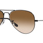 Aviator Gradient RB3025 002/51 Black Brown