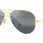 Aviator Chromance RB3025 9196G6 Gold Blue
